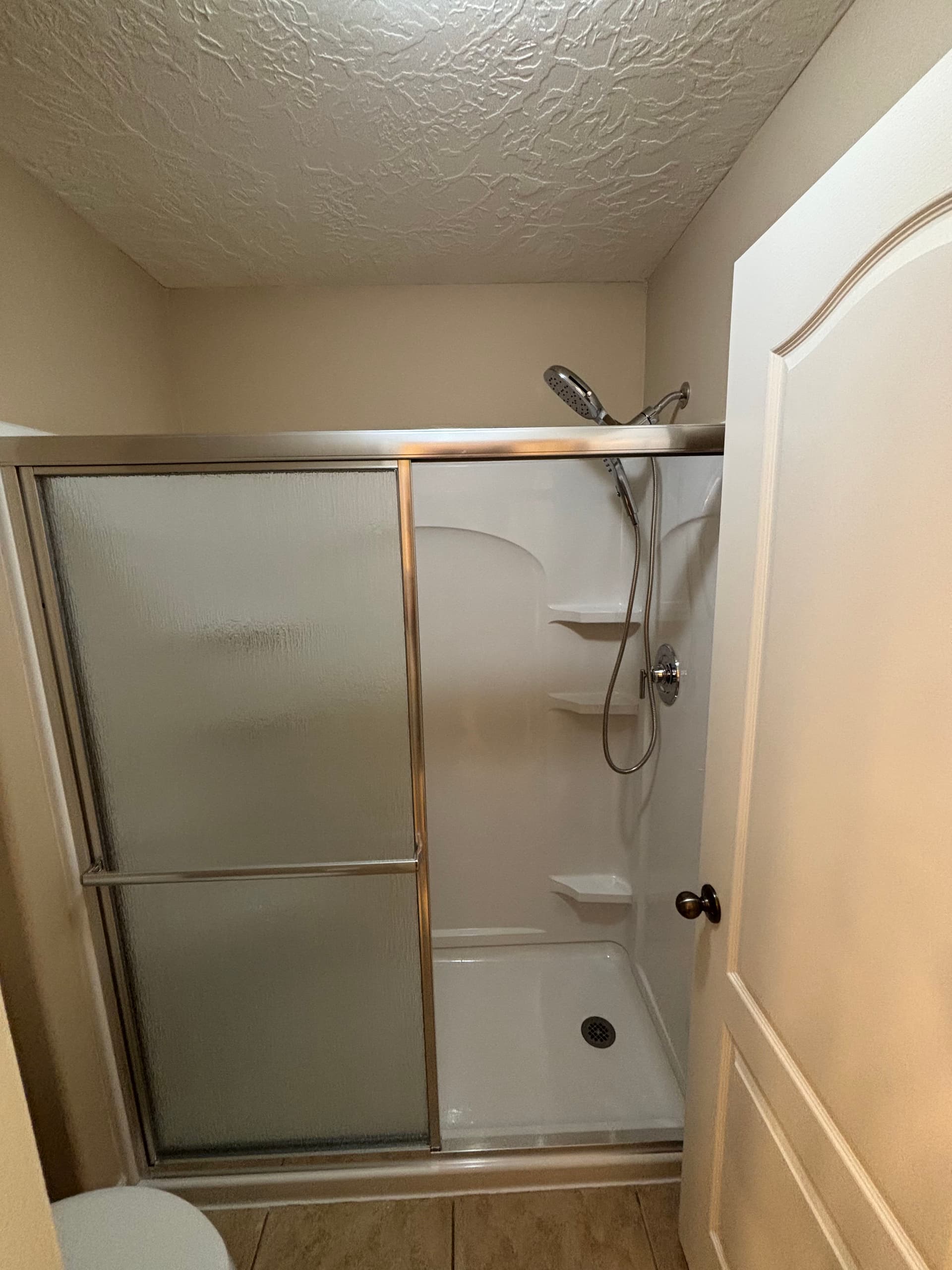 Gallery photos for Open Walls to a Finished Shower with a Moen Valve Upgrade: Image #5