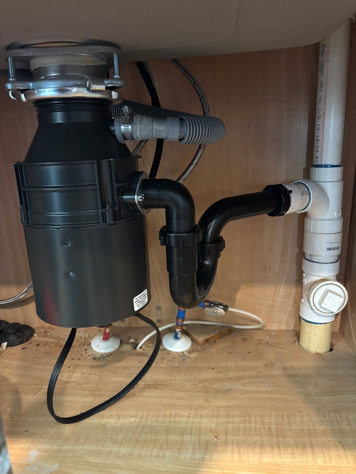 Modern Kitchen Faucet and Disposal Installed image