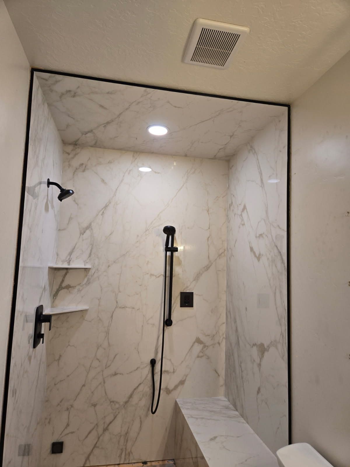Elegant Shower Renovation with Mr. Steamer Unit in Midway Utah image