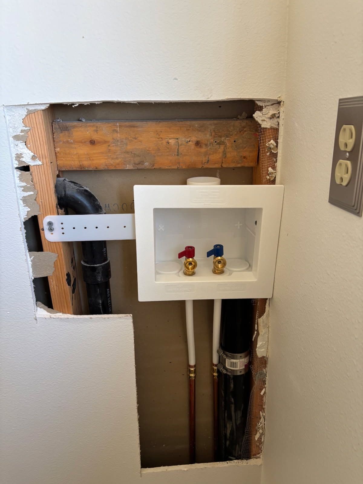 Project Efficient Laundry Box Installation by Silverback Plumbing image