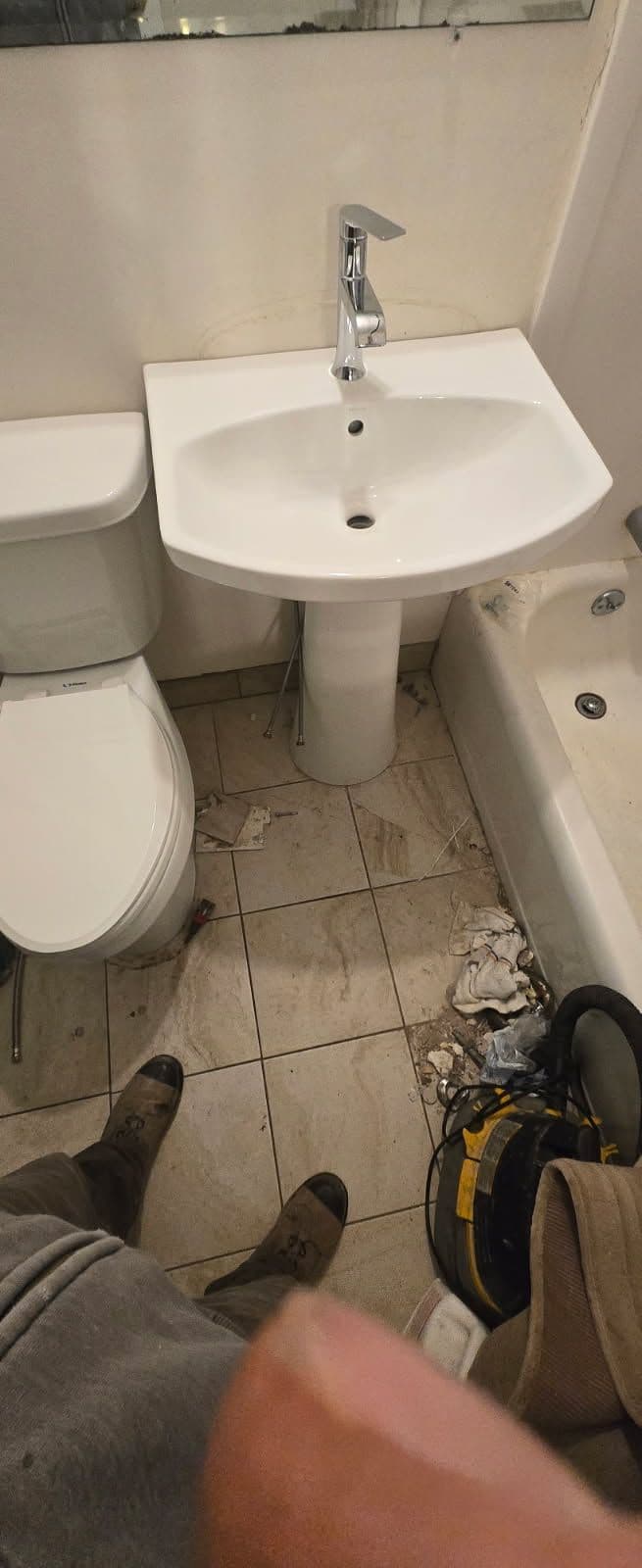 Complete Bathroom Overhaul with Modern Fixtures image