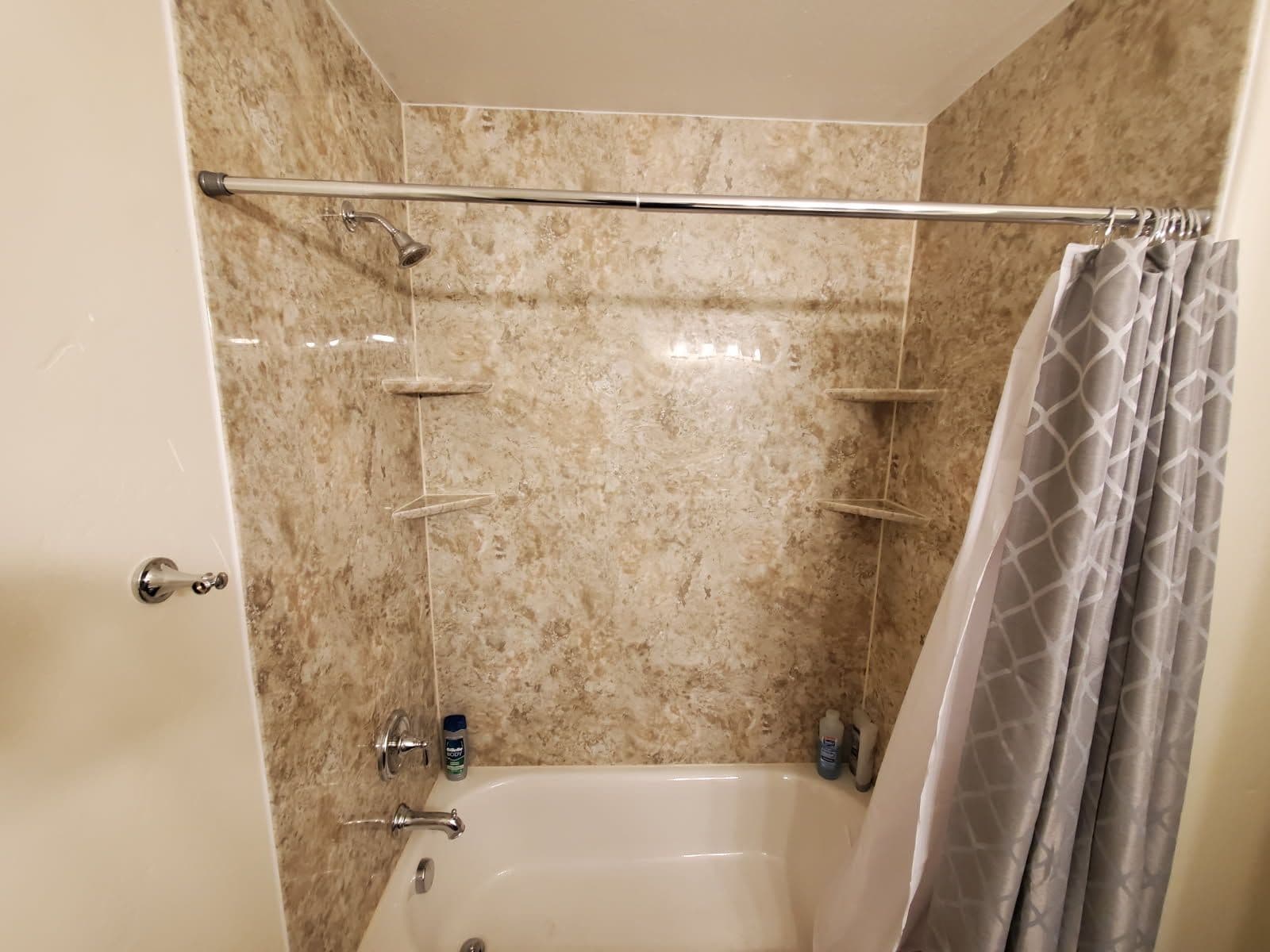 Project Bathroom Transformation with New Bathtub and Shower Valve Installation image