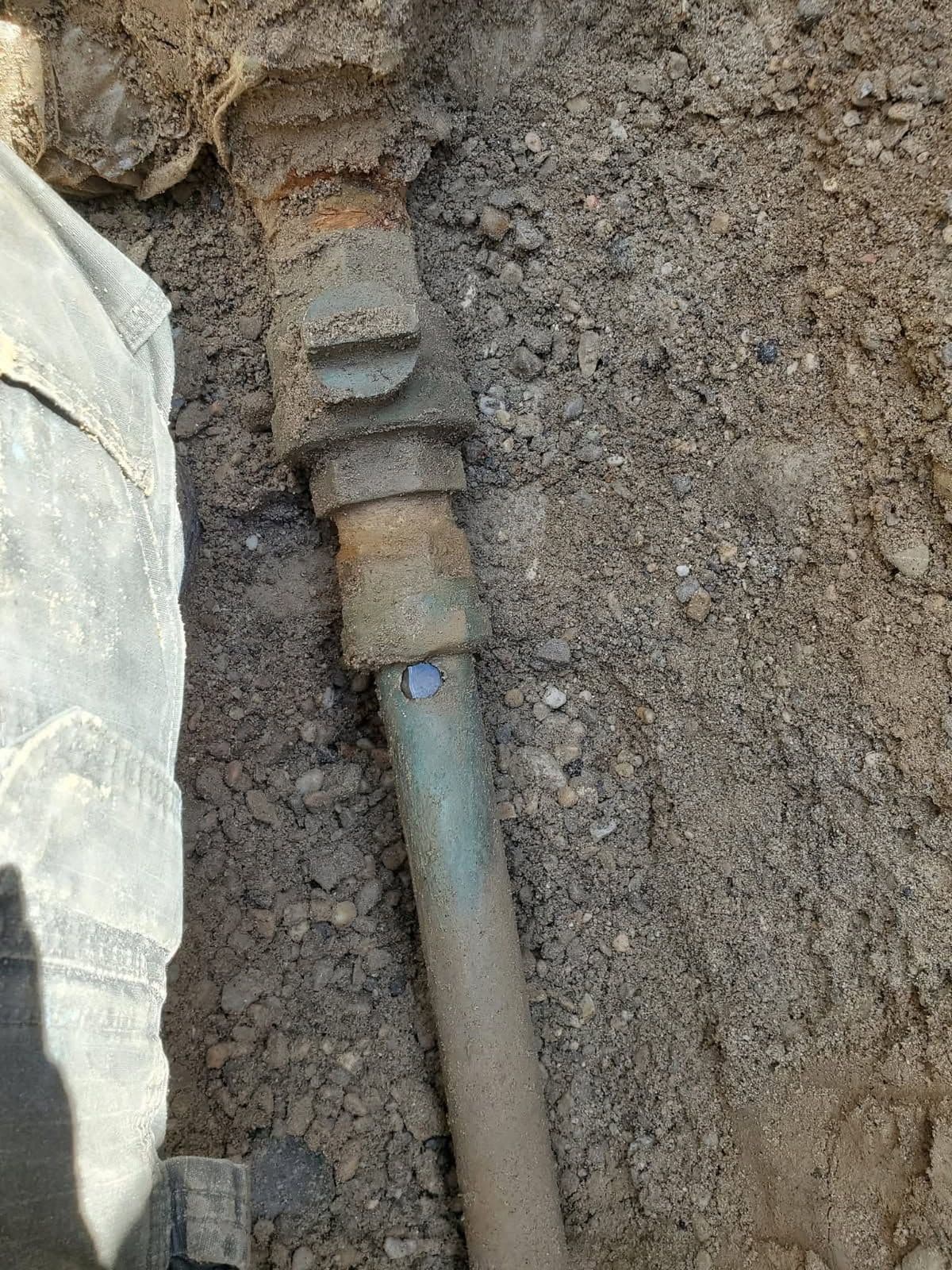 Repairing a Main Sprinkler Line Leak
