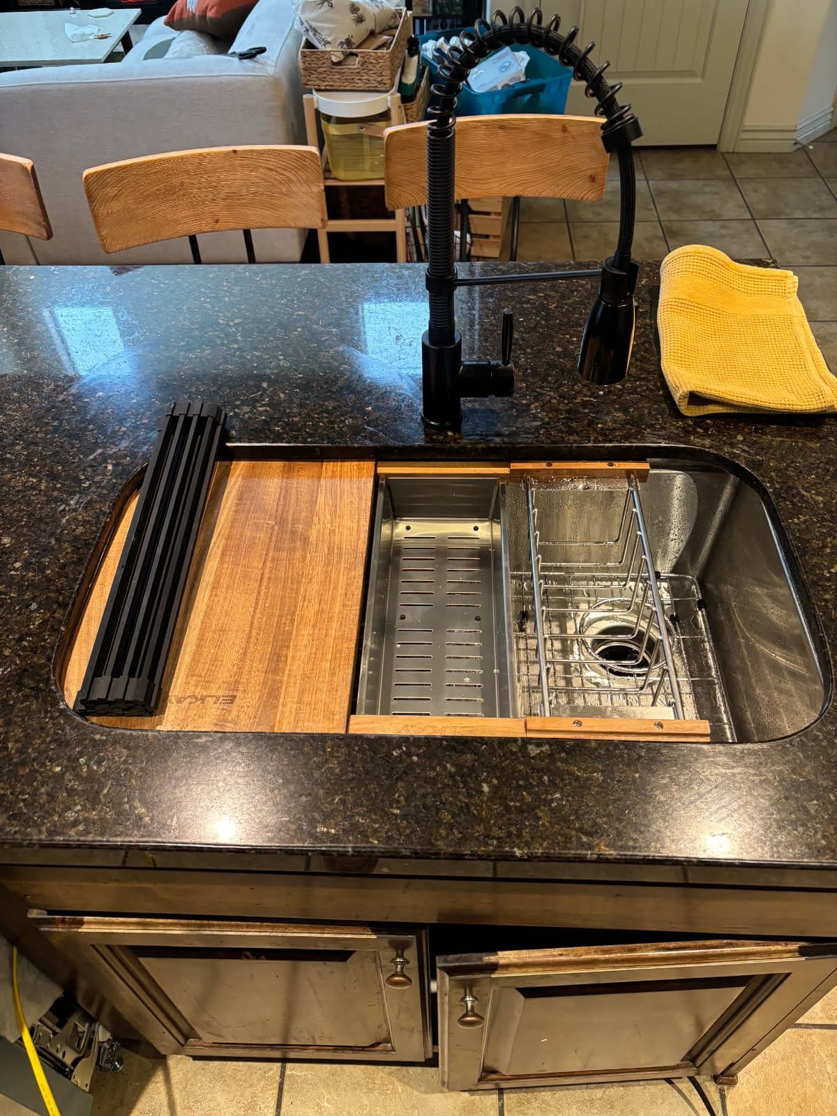 Project Sleek Workstation Sink and Faucet Installation image