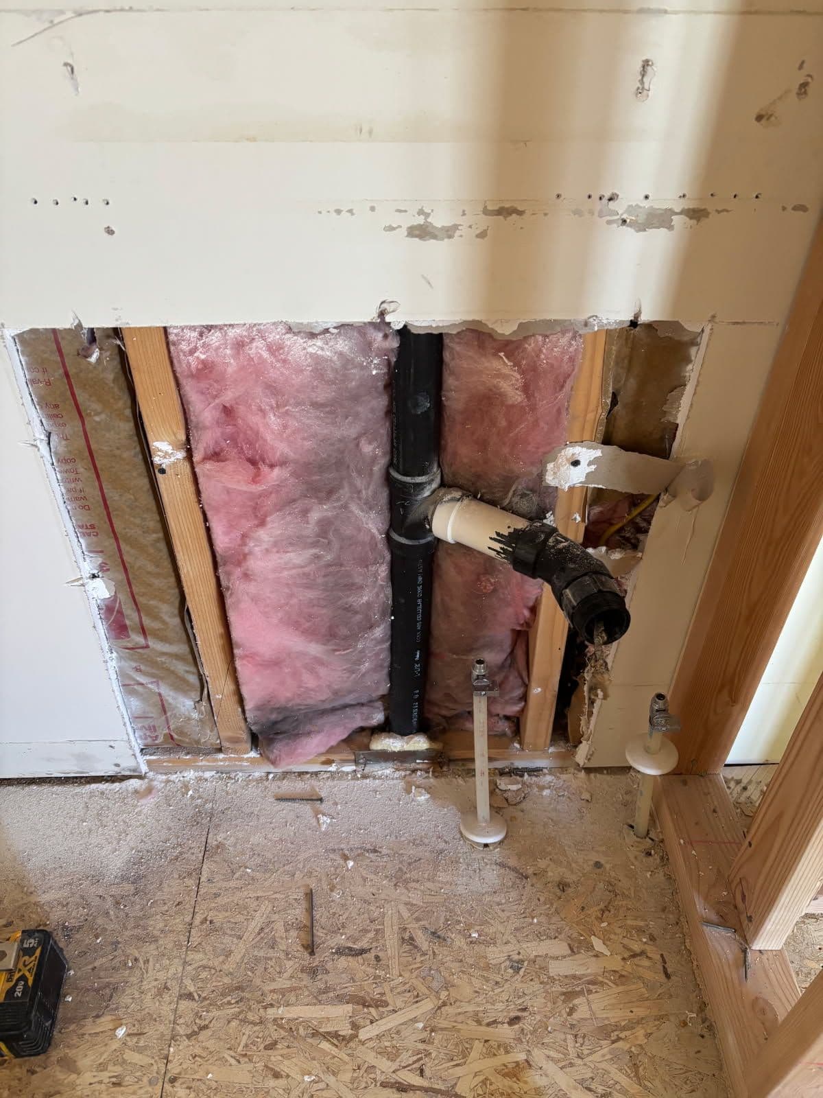 Gallery photos for Bathroom Rough-In Done Right for a Pedestal Sink Remodel: Image #1
