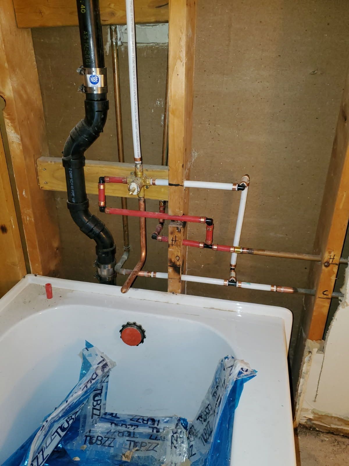 Project Behind the Wall Tub and Valve Install Done Right image
