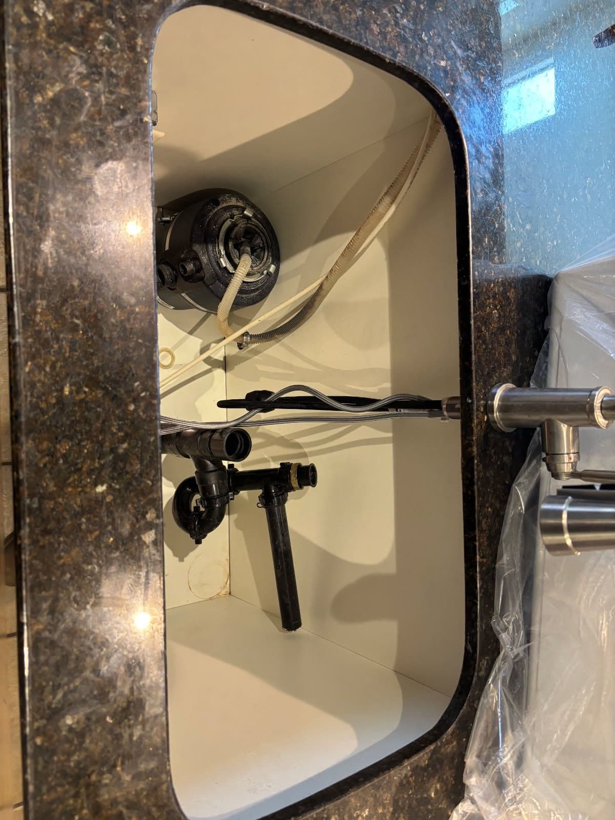 Gallery photos for Sleek Workstation Sink and Faucet Installation: Image #1