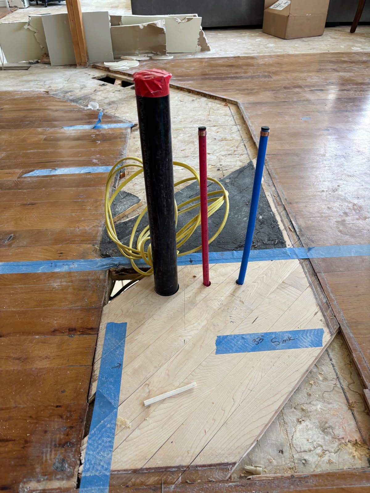 Efficient Plumbing Overhaul for Cabinet Installation image