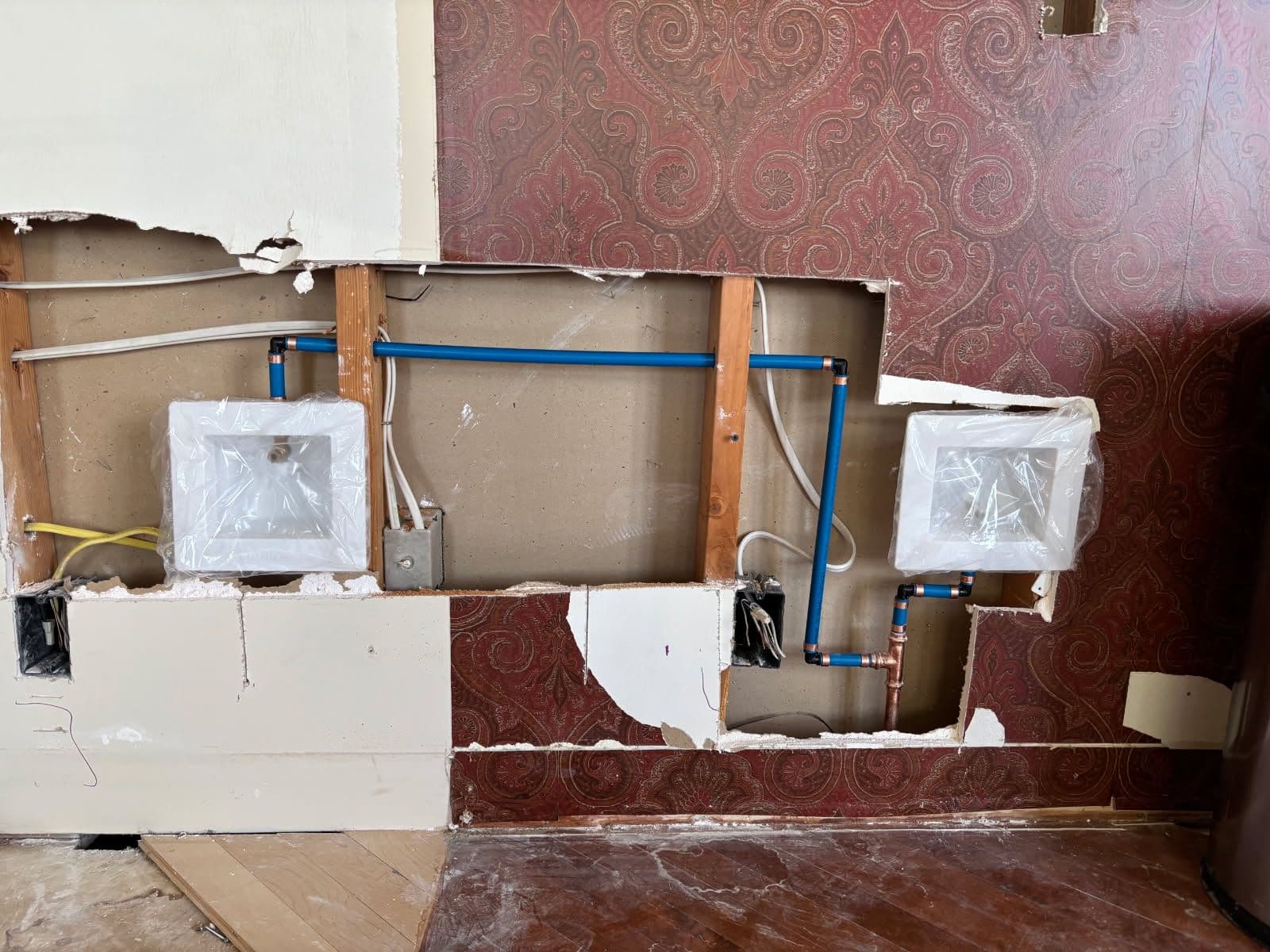 Plumbing Upgrade in Draper - Ice Maker Box Installation image