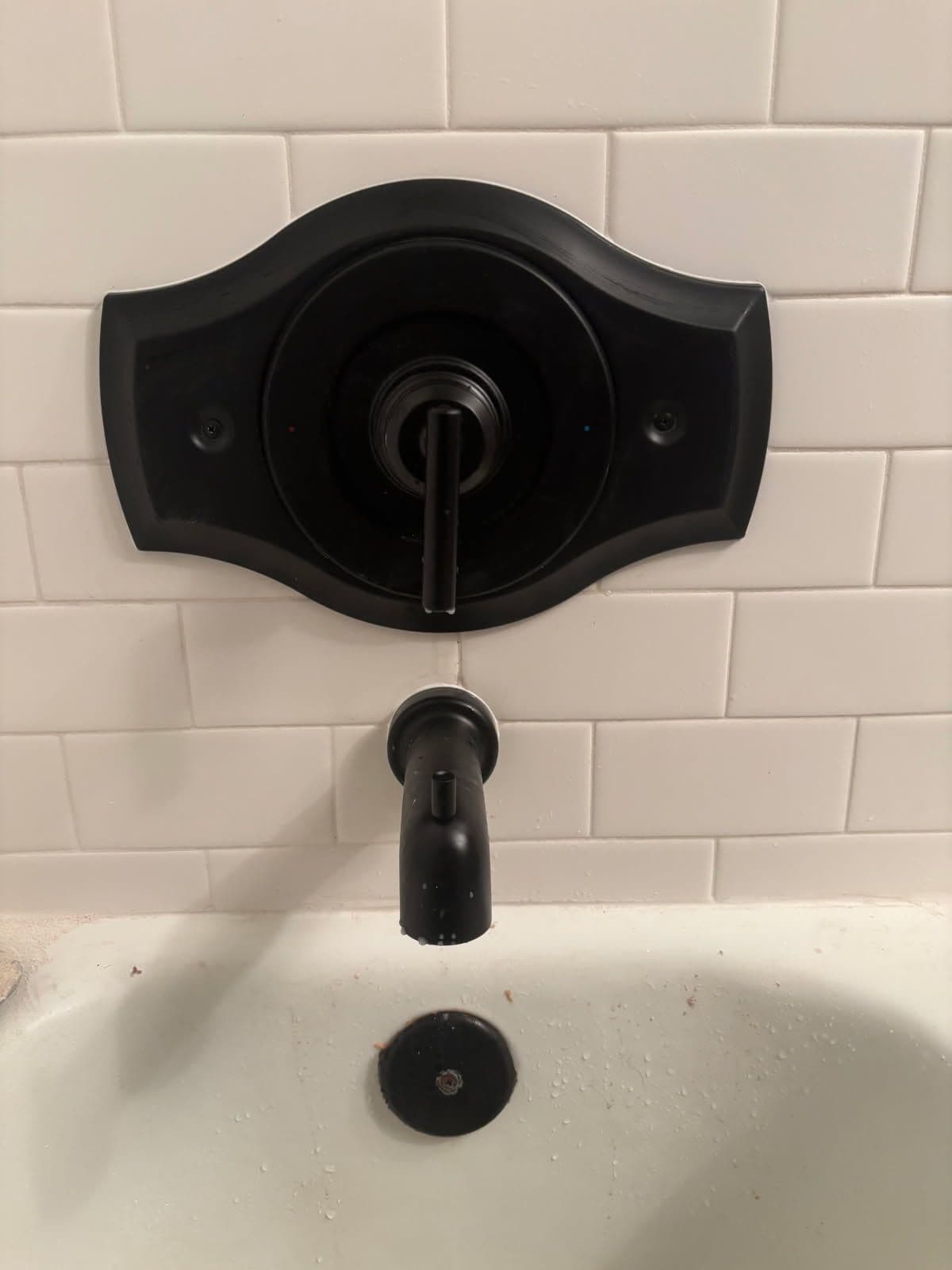 Gallery photos for 3-Handle Valve Swapped Out for a New Moen Single-Handle: Image #1